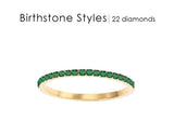 Colored Rhinestone Birthstone