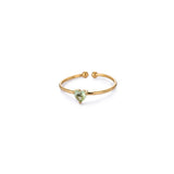 Heart Birthstone Rings