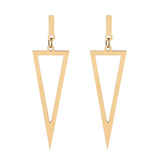 Geometric Triangle Ear Stud