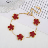 Five Flower Bracelets