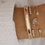 Cuban Chain Bracelet Set