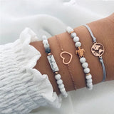 Cuban Chain Bracelet Set