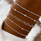 Cuban Chain Bracelet Set