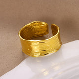 Stainless Steel Geometric Rings