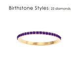 Colored Rhinestone Birthstone
