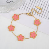 Five Flower Bracelets