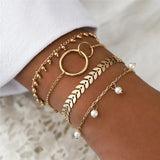 Cuban Chain Bracelet Set