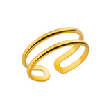 Stainless Steel Geometric Rings