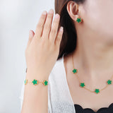 Five Flower Bracelets