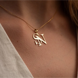Double Initials Necklaces
