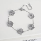 Five Flower Bracelets