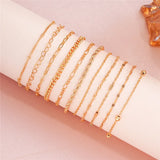 Cuban Chain Bracelet Set