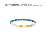 Colored Rhinestone Birthstone