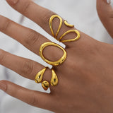 Fashion Minimalist Large Rings