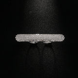 Lady Long Bar Ring Two Fingers