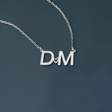 Double Initials Necklaces