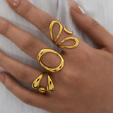 Fashion Minimalist Large Rings