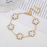 Five Flower Bracelets
