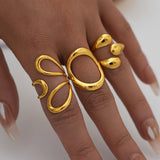 Fashion Minimalist Large Rings