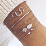 Cuban Chain Bracelet Set