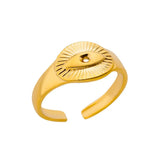 Stainless Steel Geometric Rings