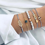 Cuban Chain Bracelet Set