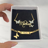 Personalized Name Necklace Set