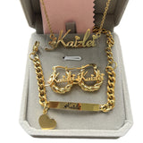 Personalized Name Necklace Set