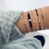 Cuban Chain Bracelet Set