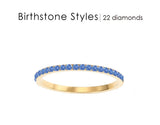 Colored Rhinestone Birthstone