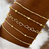 Cuban Chain Bracelet Set