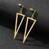 Geometric Triangle Ear Stud
