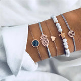 Cuban Chain Bracelet Set