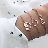 Cuban Chain Bracelet Set