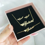 Personalized Name Necklace Set