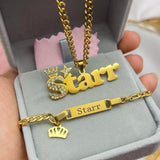 Personalized Name Necklace Set