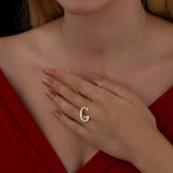 Double Initials Necklaces