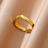 Stainless Steel Geometric Rings