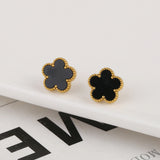 Five Leaf Flower Earrings