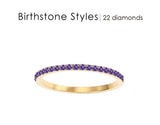 Colored Rhinestone Birthstone