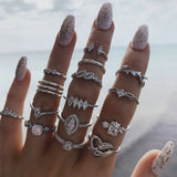 15Pcs Vintage Rings Set
