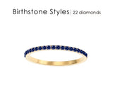 Colored Rhinestone Birthstone