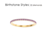 Colored Rhinestone Birthstone