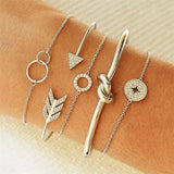 Cuban Chain Bracelet Set