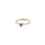 Heart Birthstone Rings