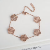 Five Flower Bracelets