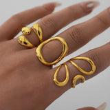 Fashion Minimalist Large Rings