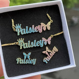 Personalized Name Necklace Set