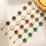 Five Flower Bracelets