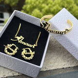 Personalized Name Necklace Set